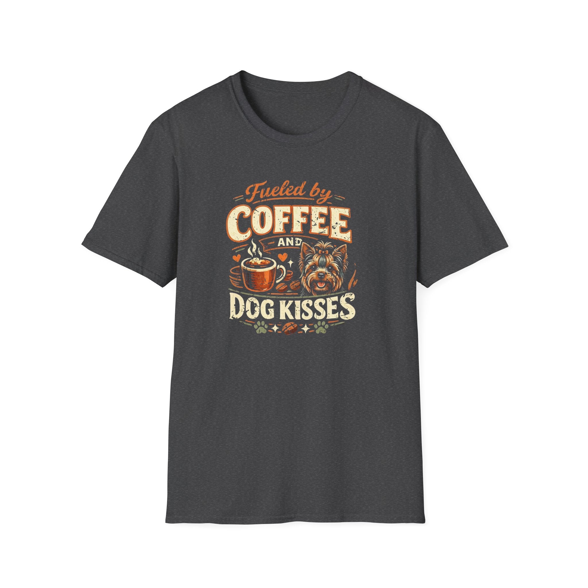 Coffee Kiss Yorkie Yorkshire Terrier Dog T-Shirt