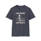Loud Opinions Husky Dog T-Shirt