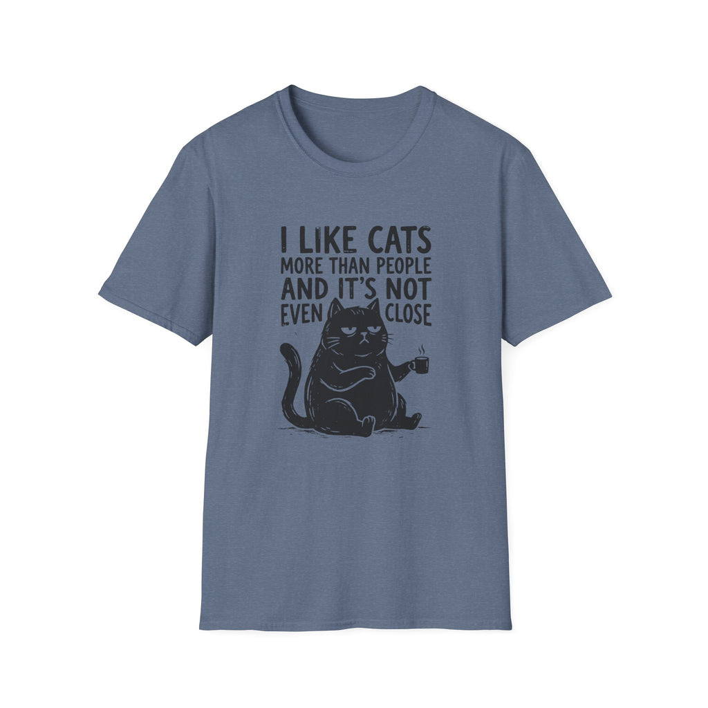 I Like Cats More Than People Cat T-Shirt