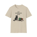 Left Unsupervised Again Cat T-Shirt