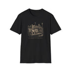 Frenchie On A Park Bench Assessed Dog T-Shirt
