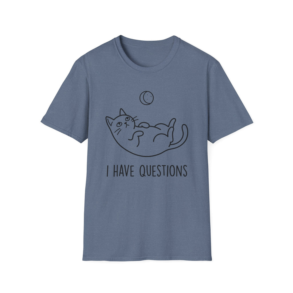 I Have Questions Cat T-Shirt