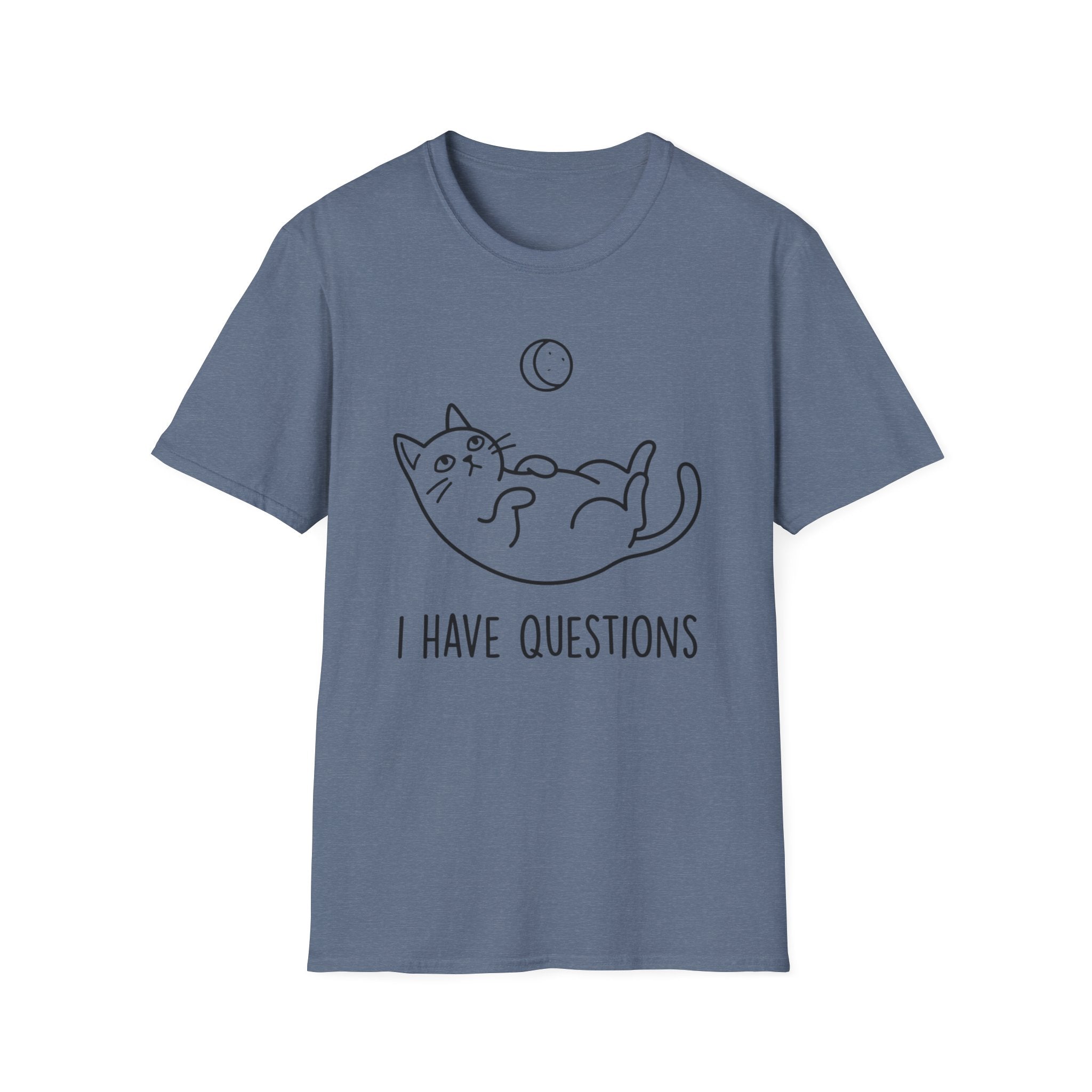 I Have Questions Cat T-Shirt