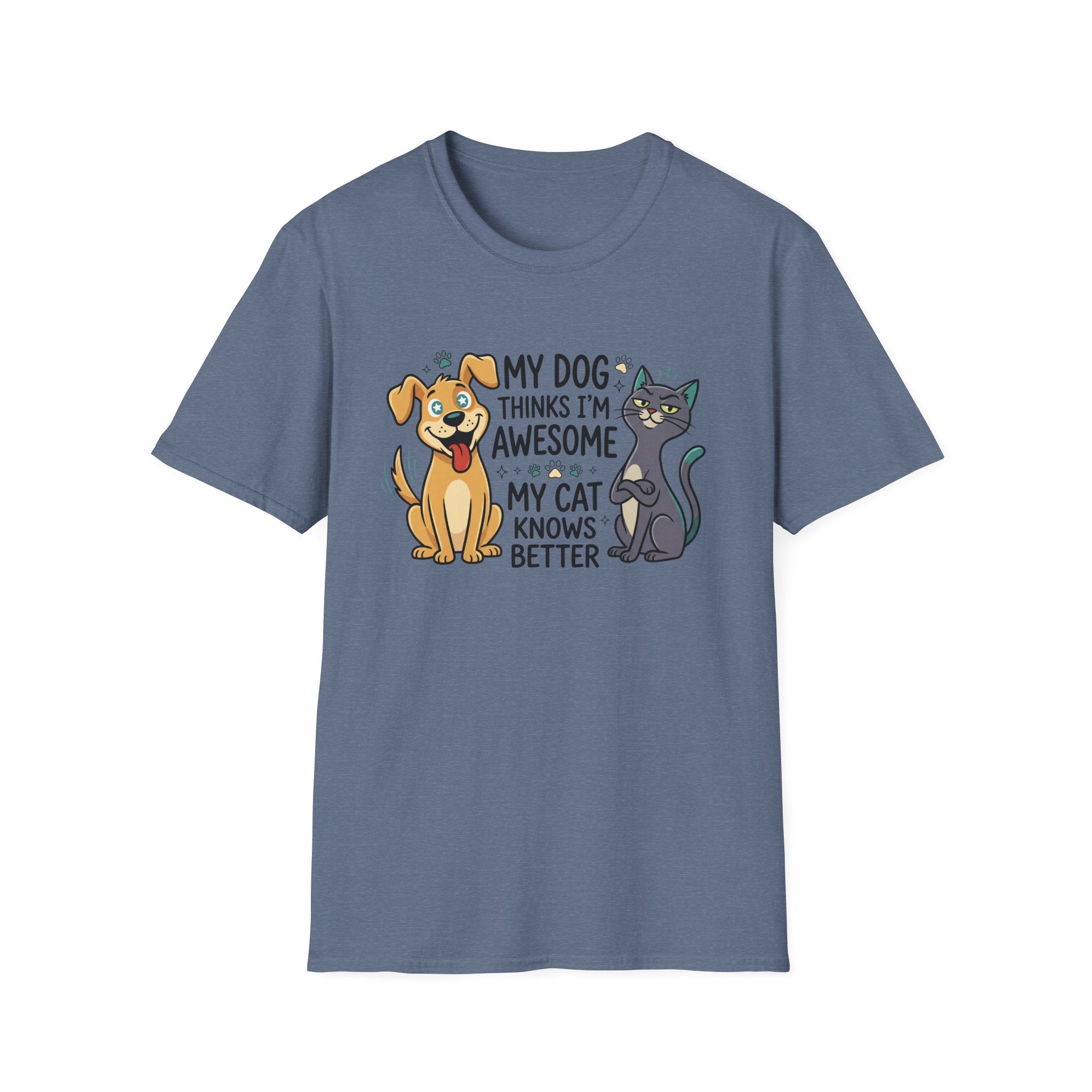 My Dog Thinks I'm Awesome Pet T-Shirt