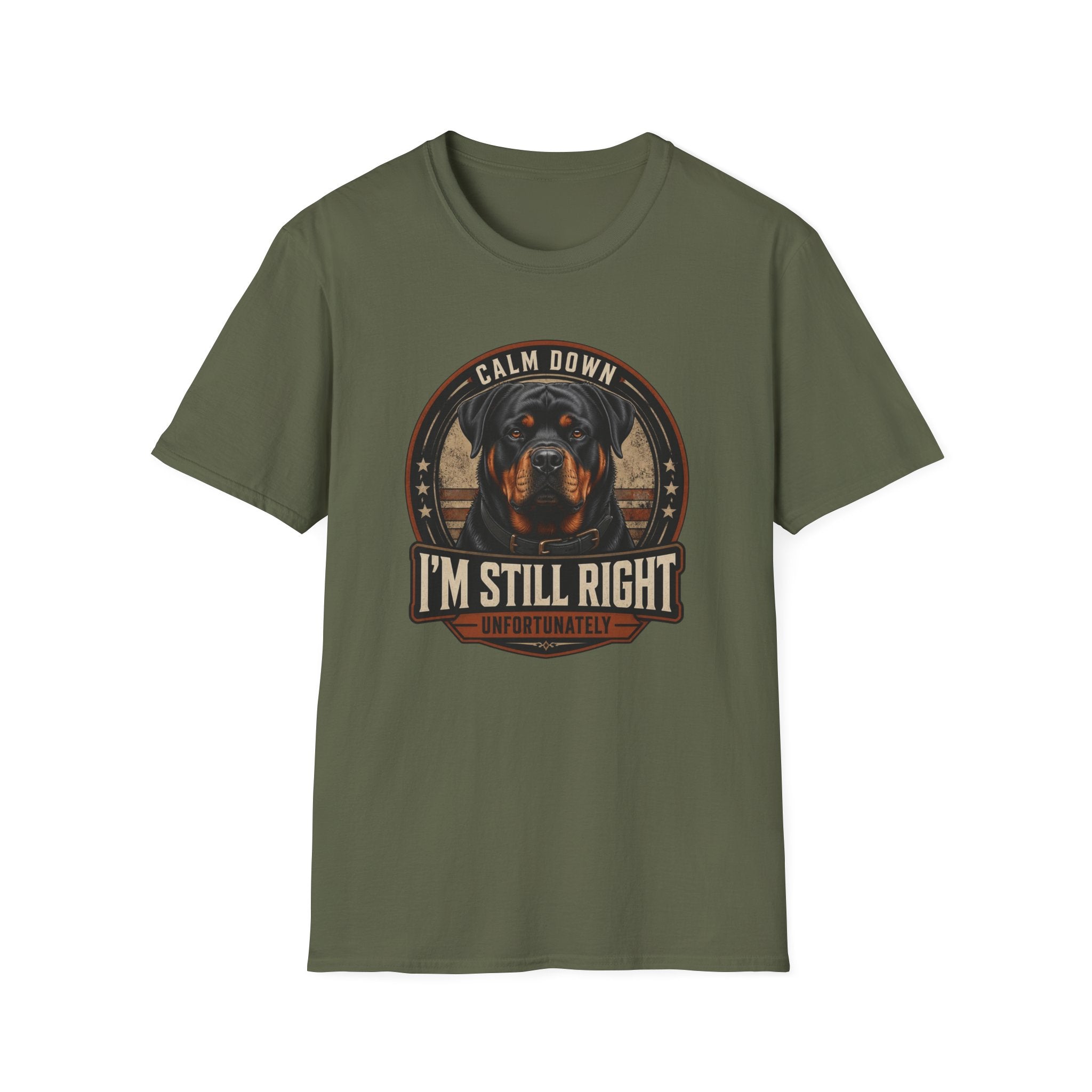 Calm Down Rottweiler Dog T-Shirt