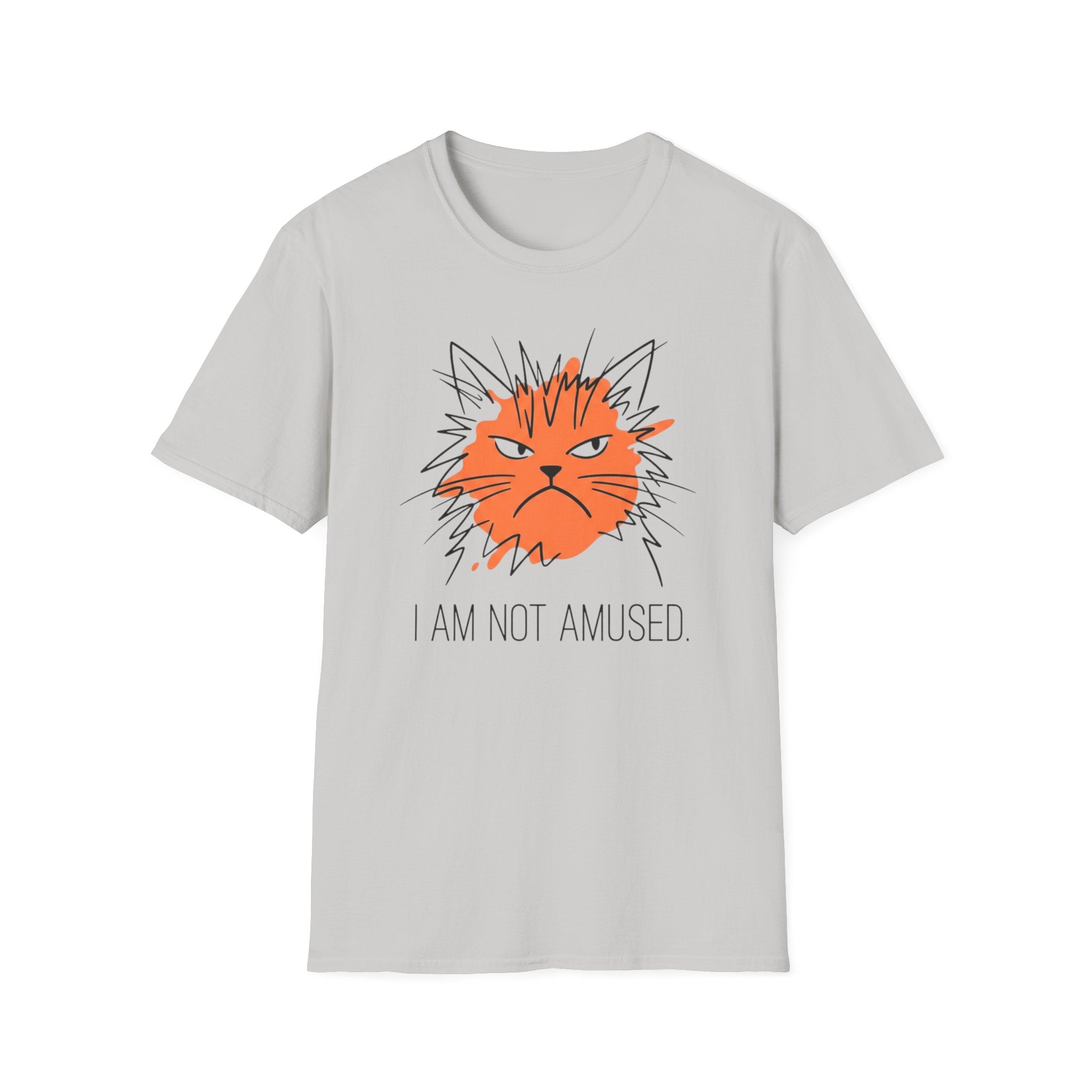I Am Not Amused Splat Cat T-Shirt
