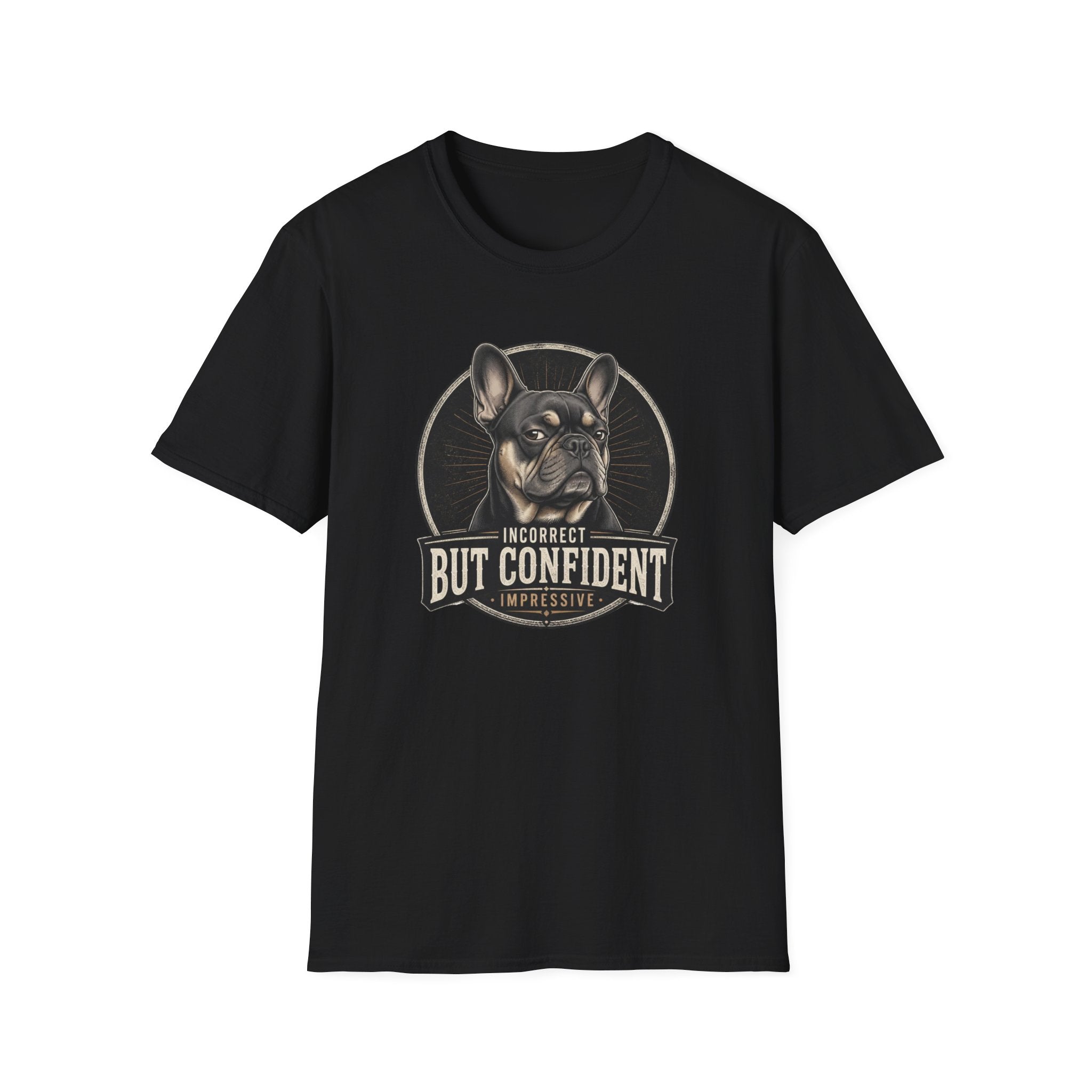 Confident Frenchie Dog T-Shirt