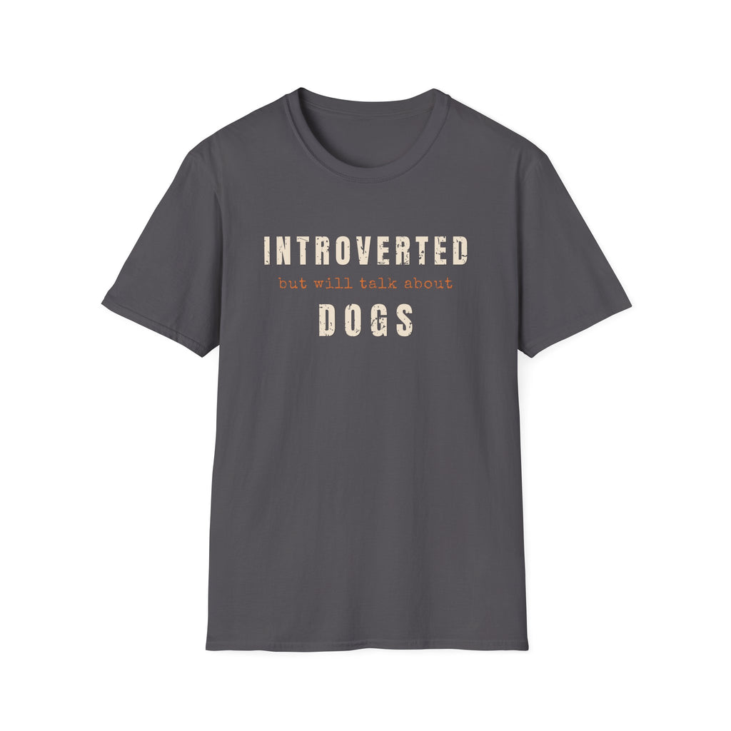 Introverted Typography Dog T-Shirt