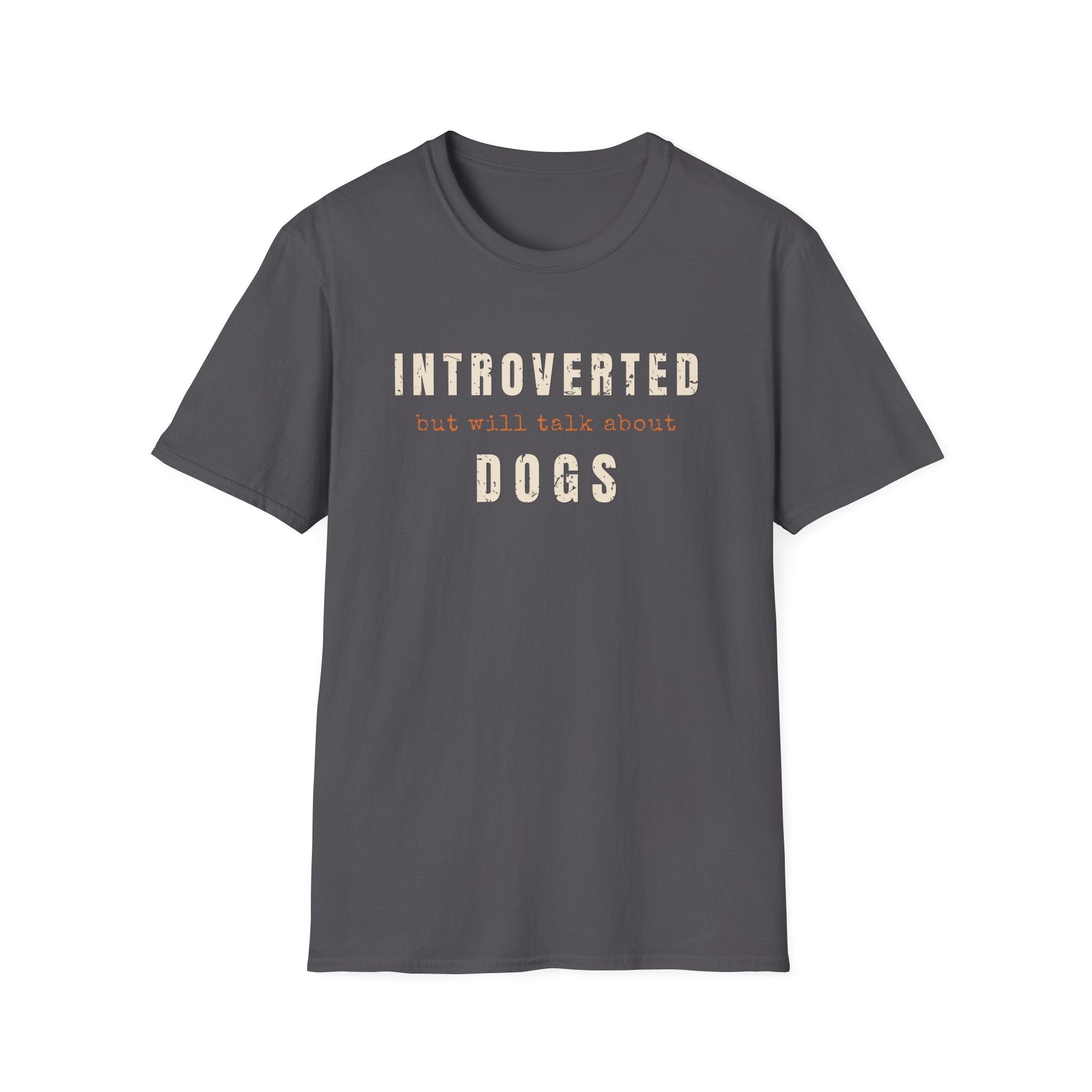 Introverted Typography Dog T-Shirt