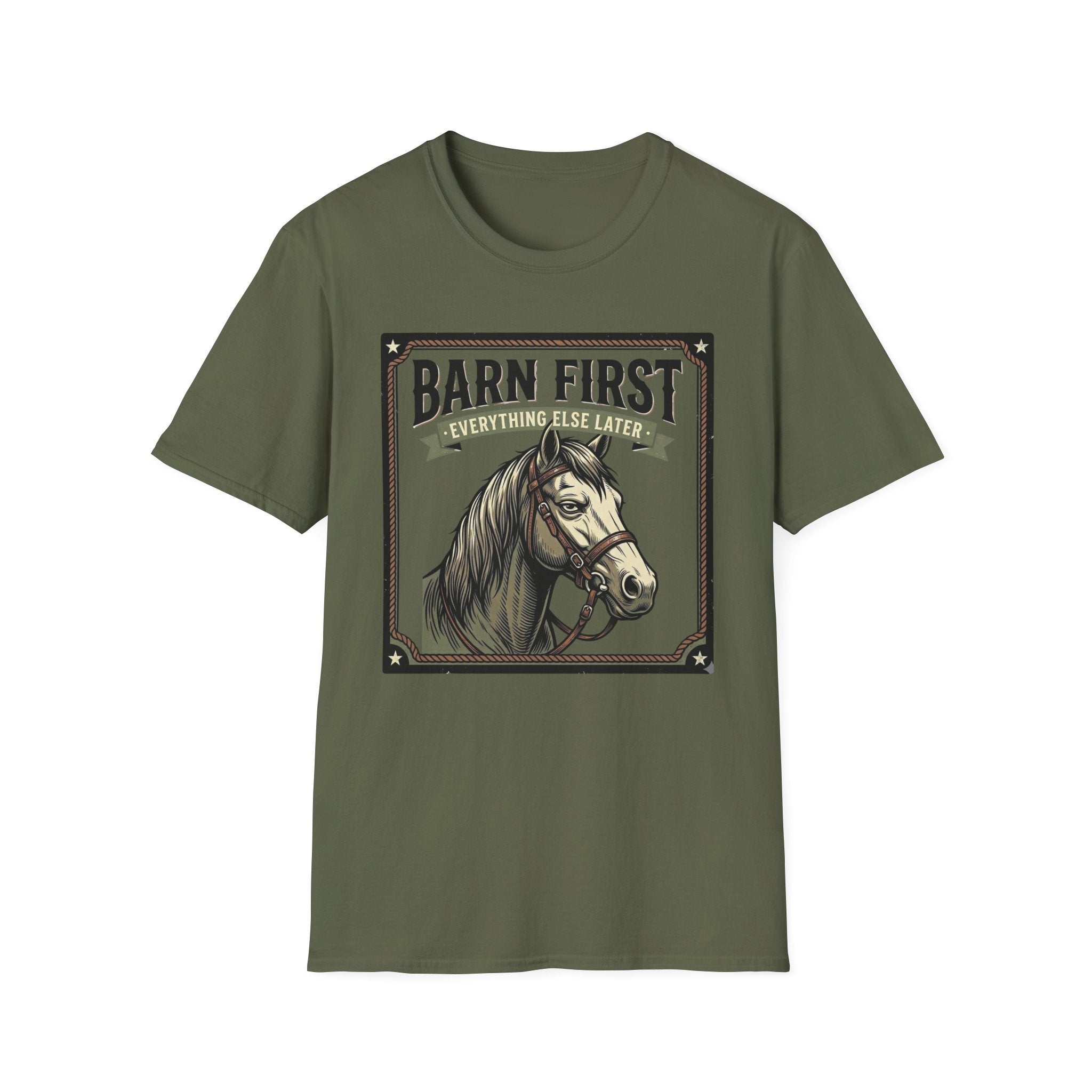 Barn First Horse T-Shirt