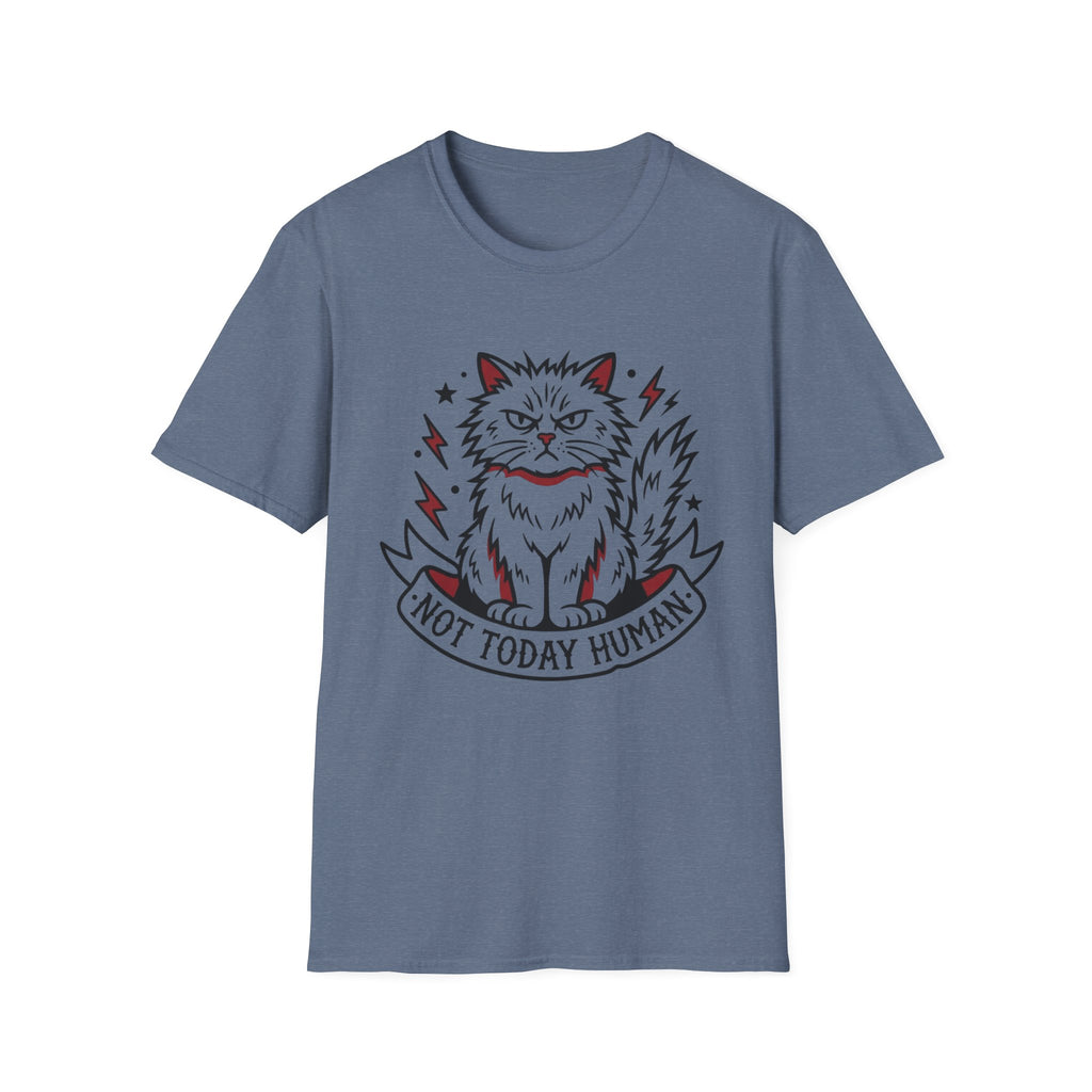 Not Today Human Cat T-Shirt