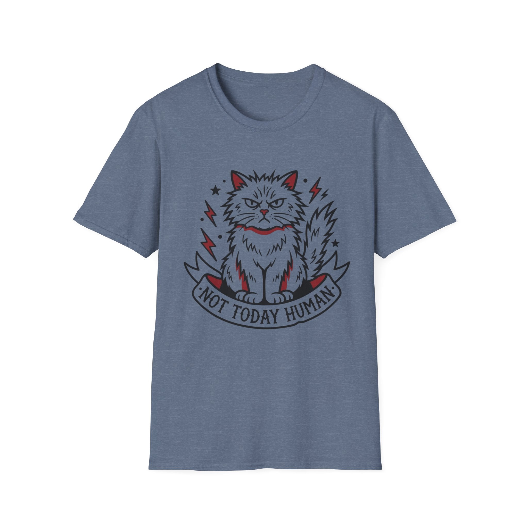 Not Today Human Cat T-Shirt