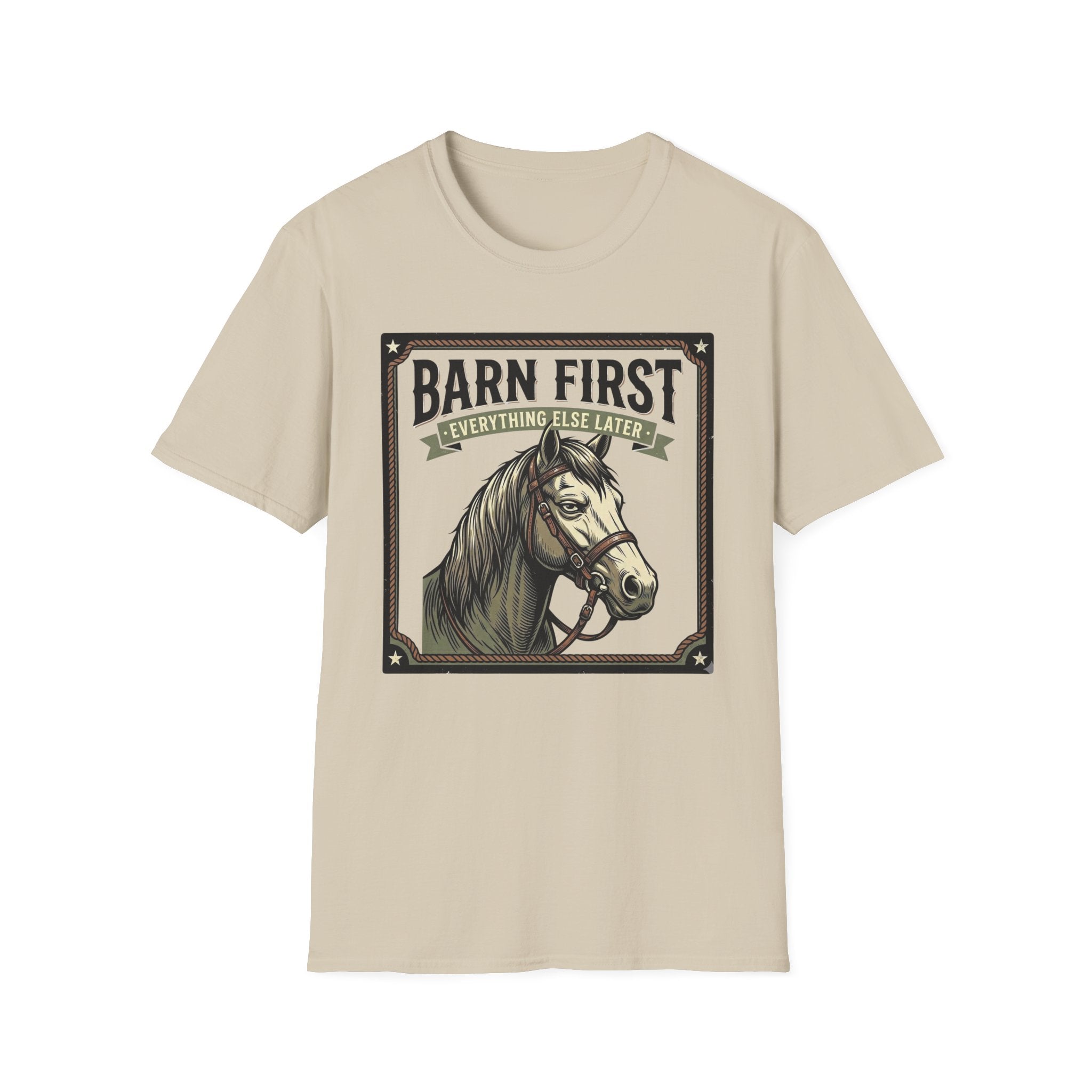 Barn First Horse T-Shirt