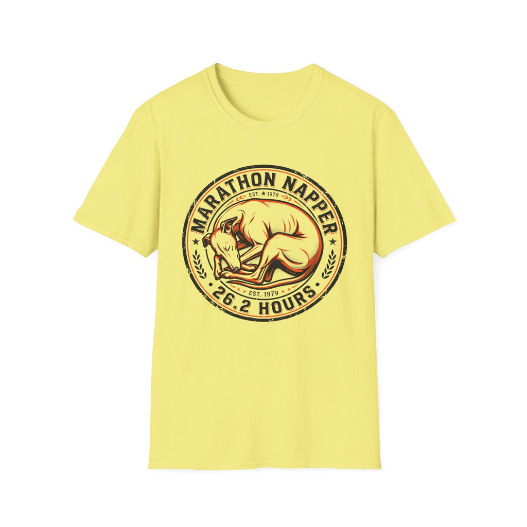 Marathon Napper Dog T-Shirt
