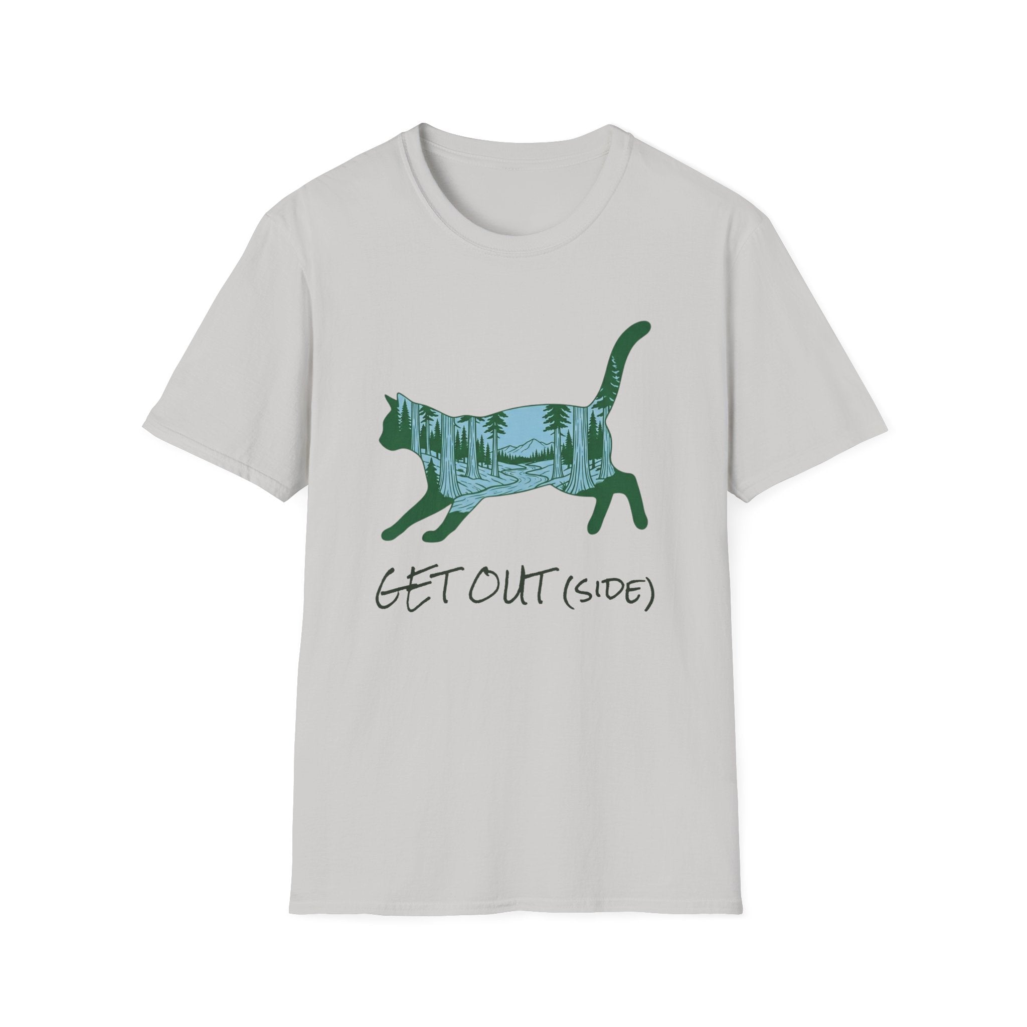 Get Outside Cat T-Shirt