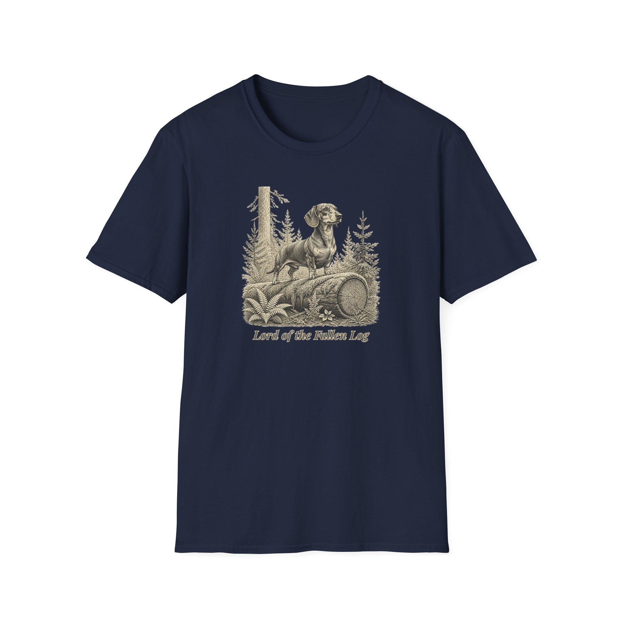 Lord of the Fallen Log Dachshund Dog T-Shirt
