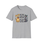 My Dog Thinks I'm Awesome Pet T-Shirt