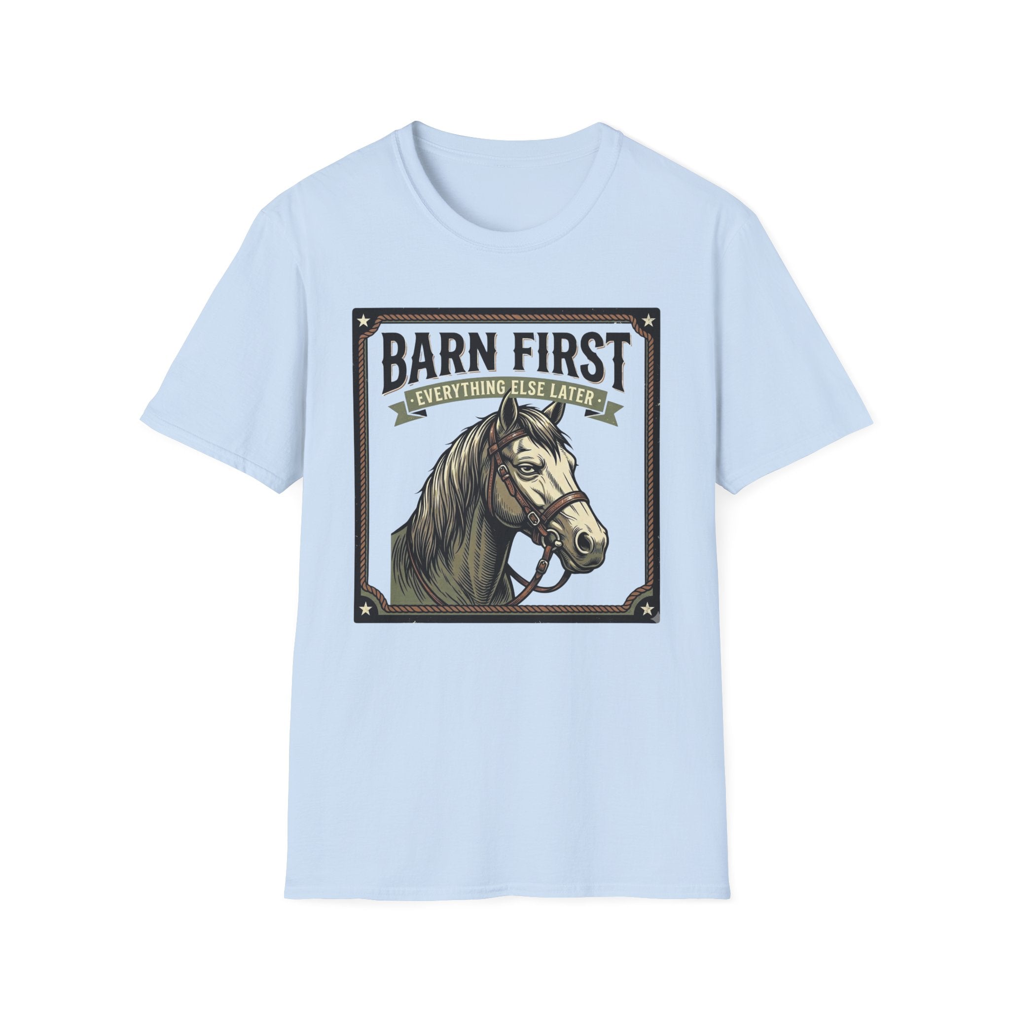 Barn First Horse T-Shirt