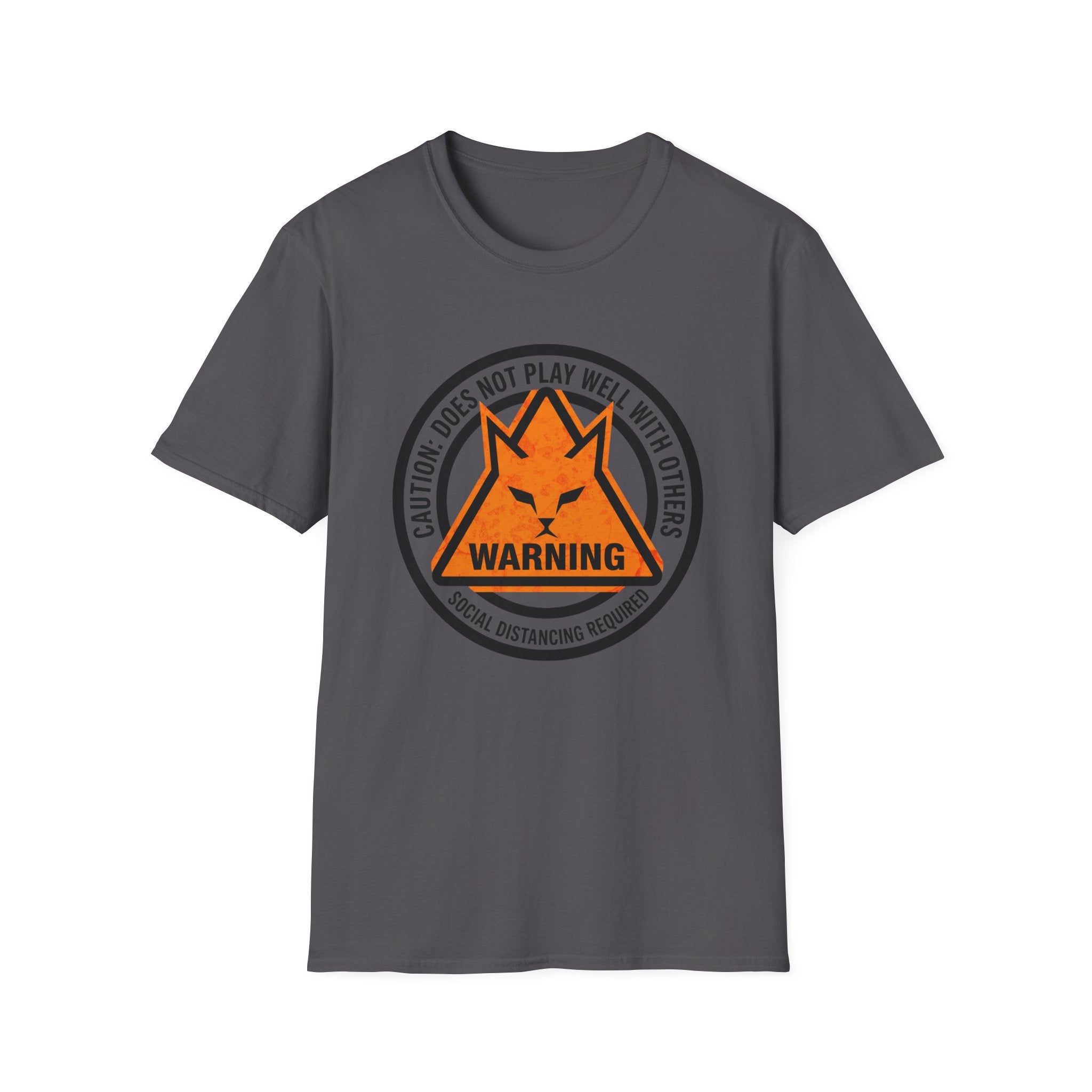 Caution Does Not Play Well Cat T-Shirt