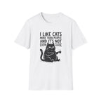 I Like Cats More Than People Cat T-Shirt