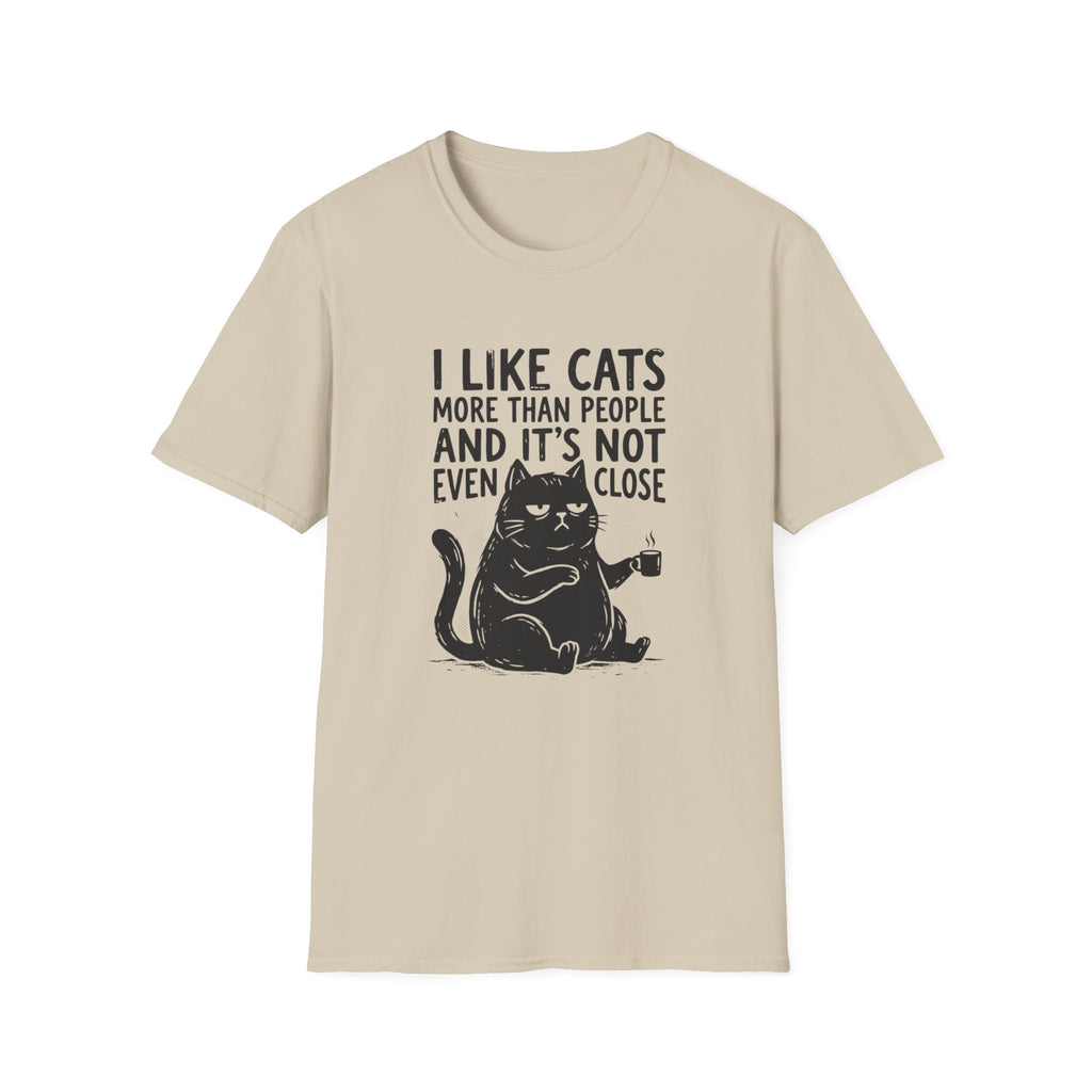 I Like Cats More Than People Cat T-Shirt