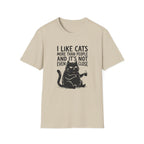 I Like Cats More Than People Cat T-Shirt