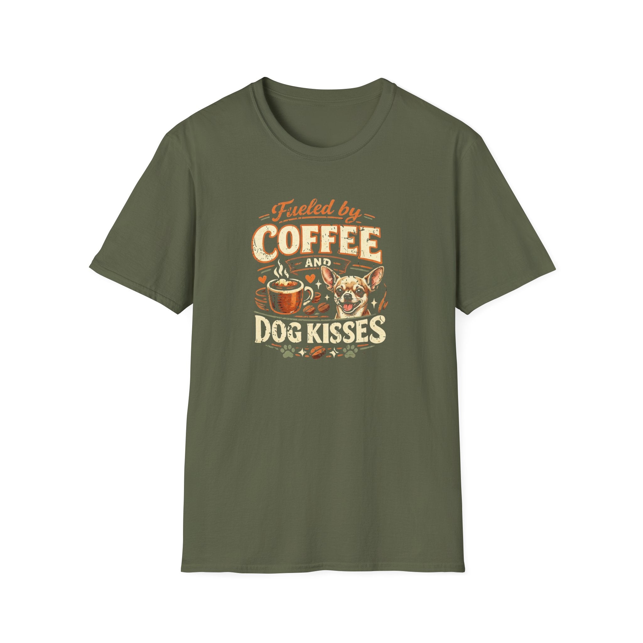 Coffee Kiss Chihuahua Dog T-Shirt