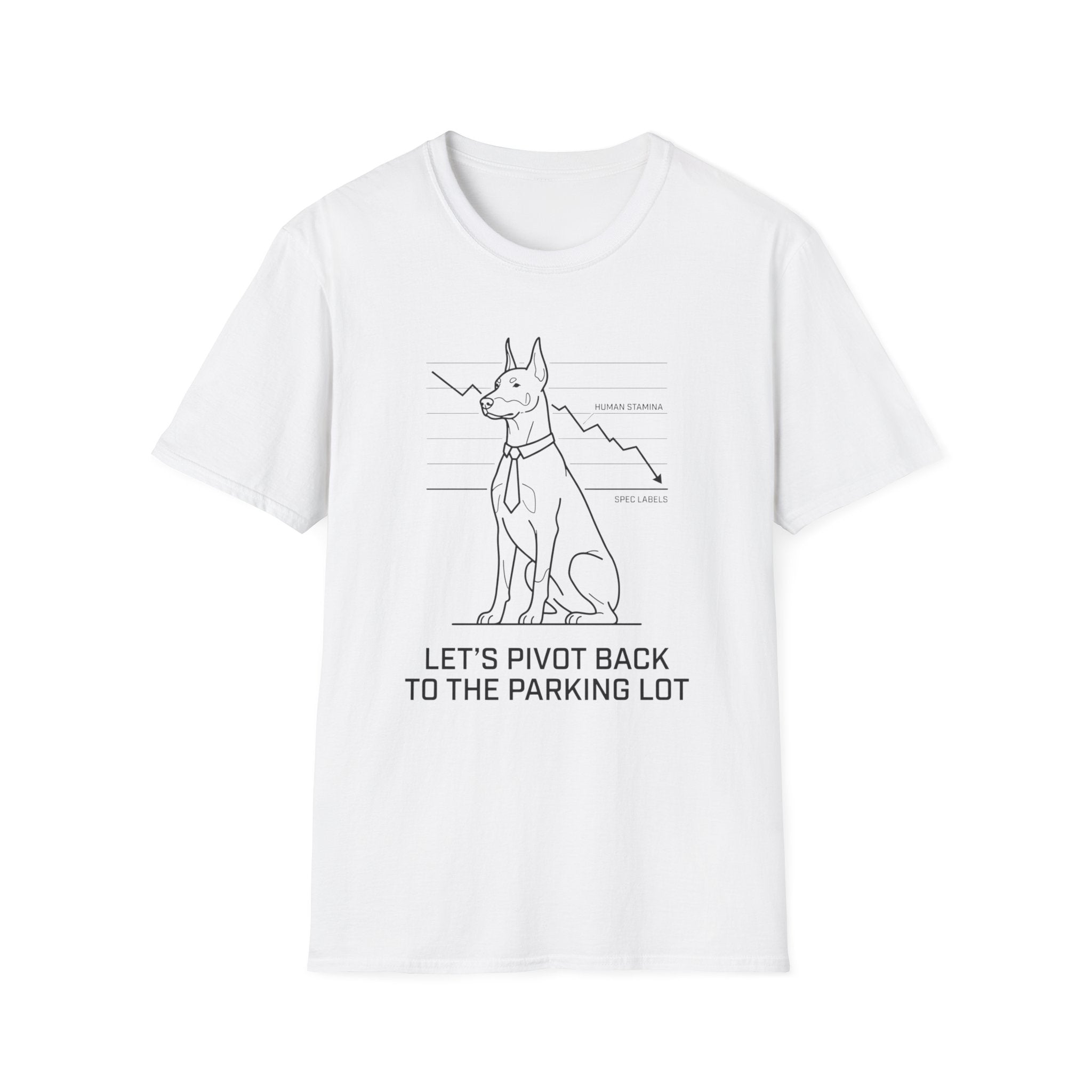 Let's Pivot Back Dog T-Shirt