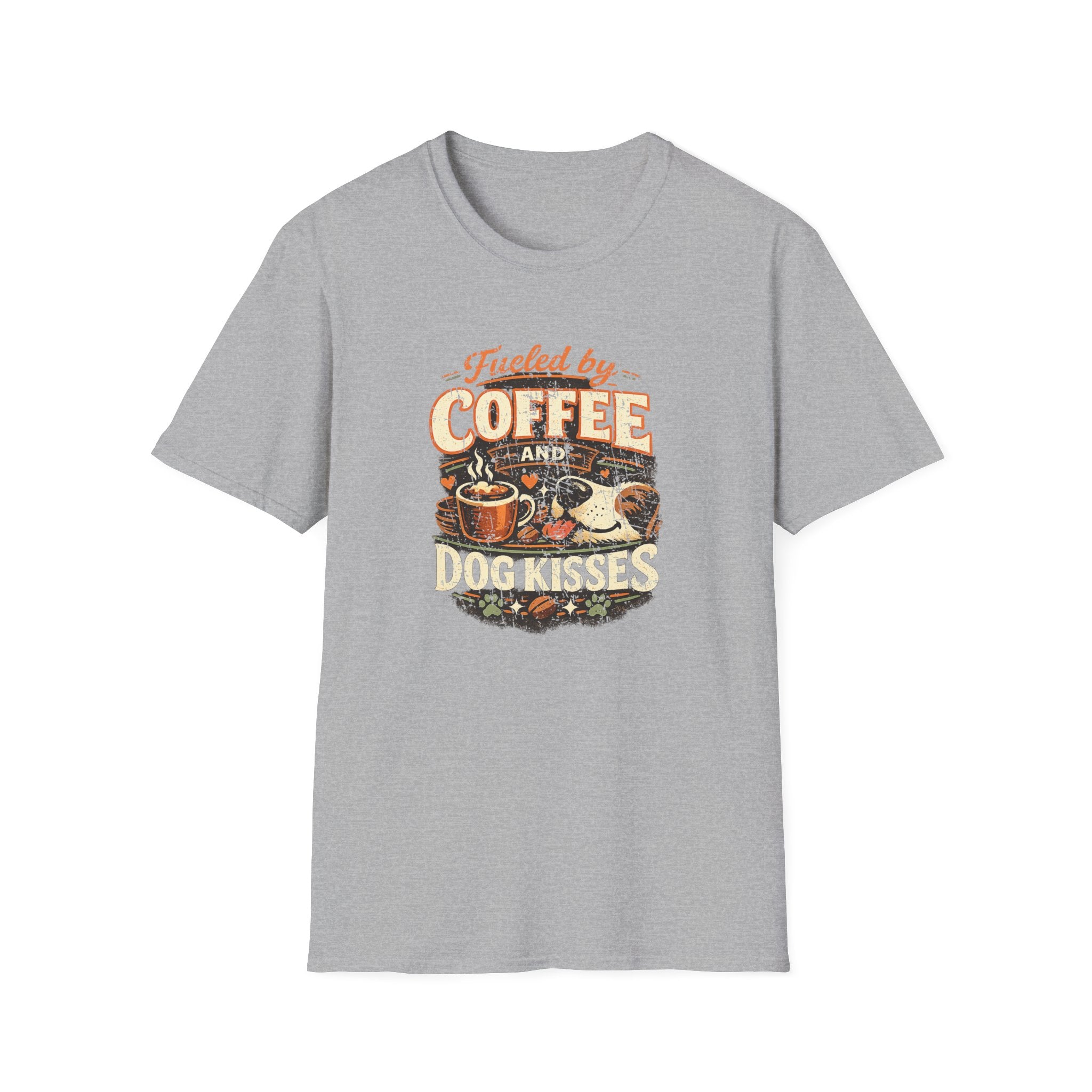 Coffee and Kisses Dog T-Shirt