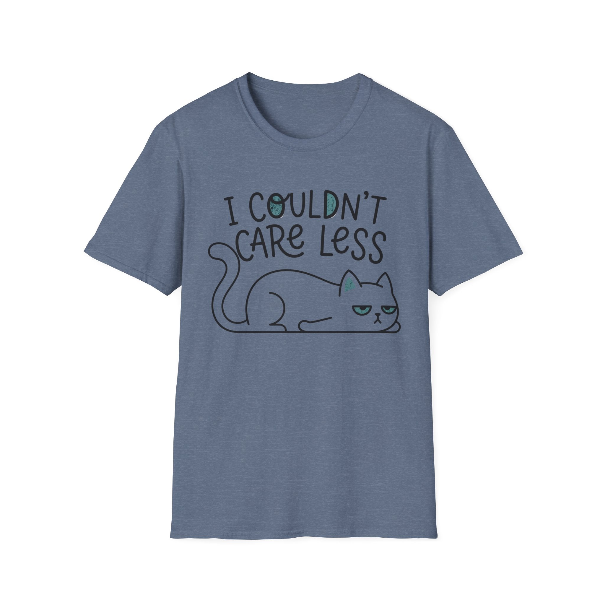 I Couldn't Care Less Cat T-Shirt