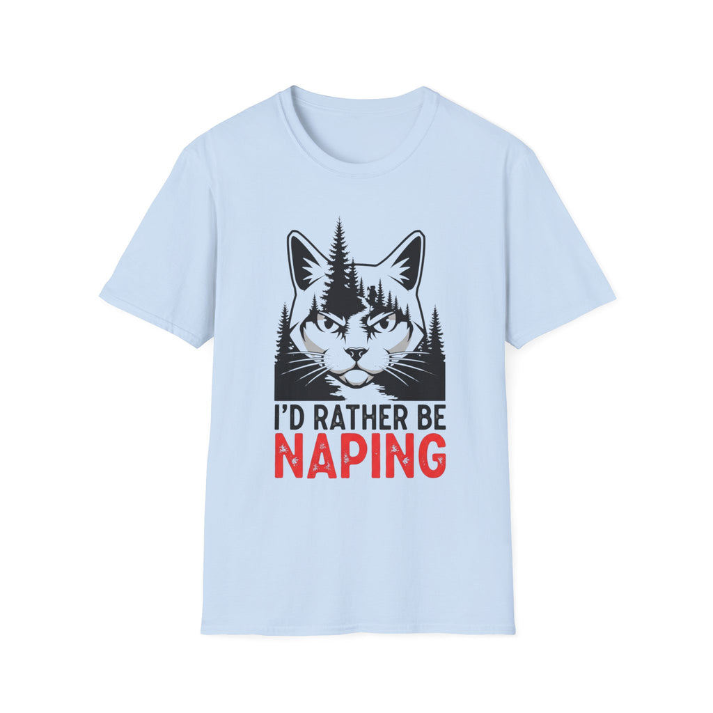 I'd Rather Be Napping Cat T-Shirt