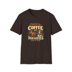 Coffee Kiss Australian Shepherd Dog T-Shirt
