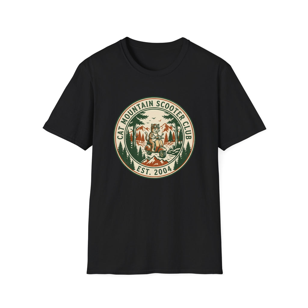 Cat Mountain Scooter Club T-Shirt