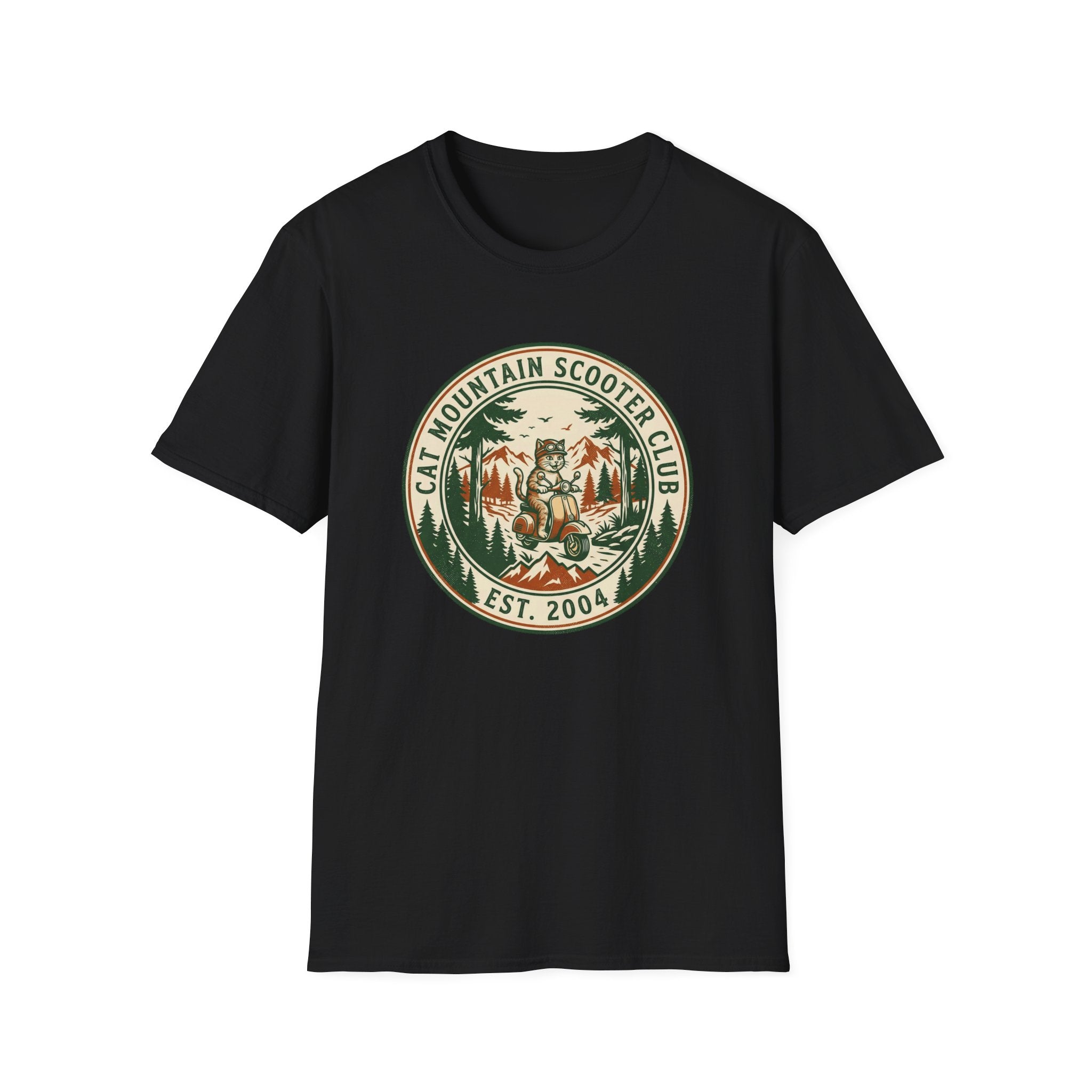 Cat Mountain Scooter Club T-Shirt