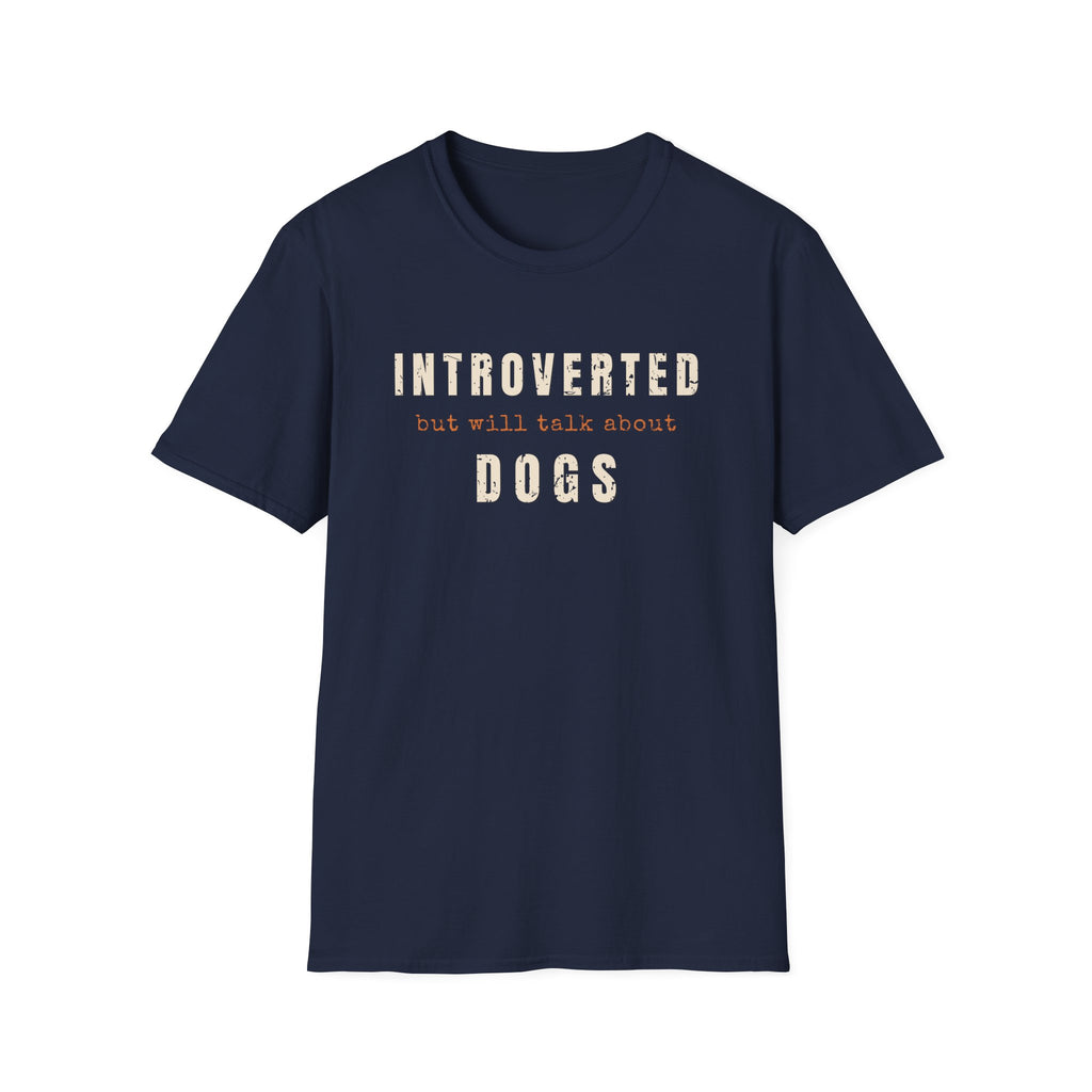Introverted Typography Dog T-Shirt
