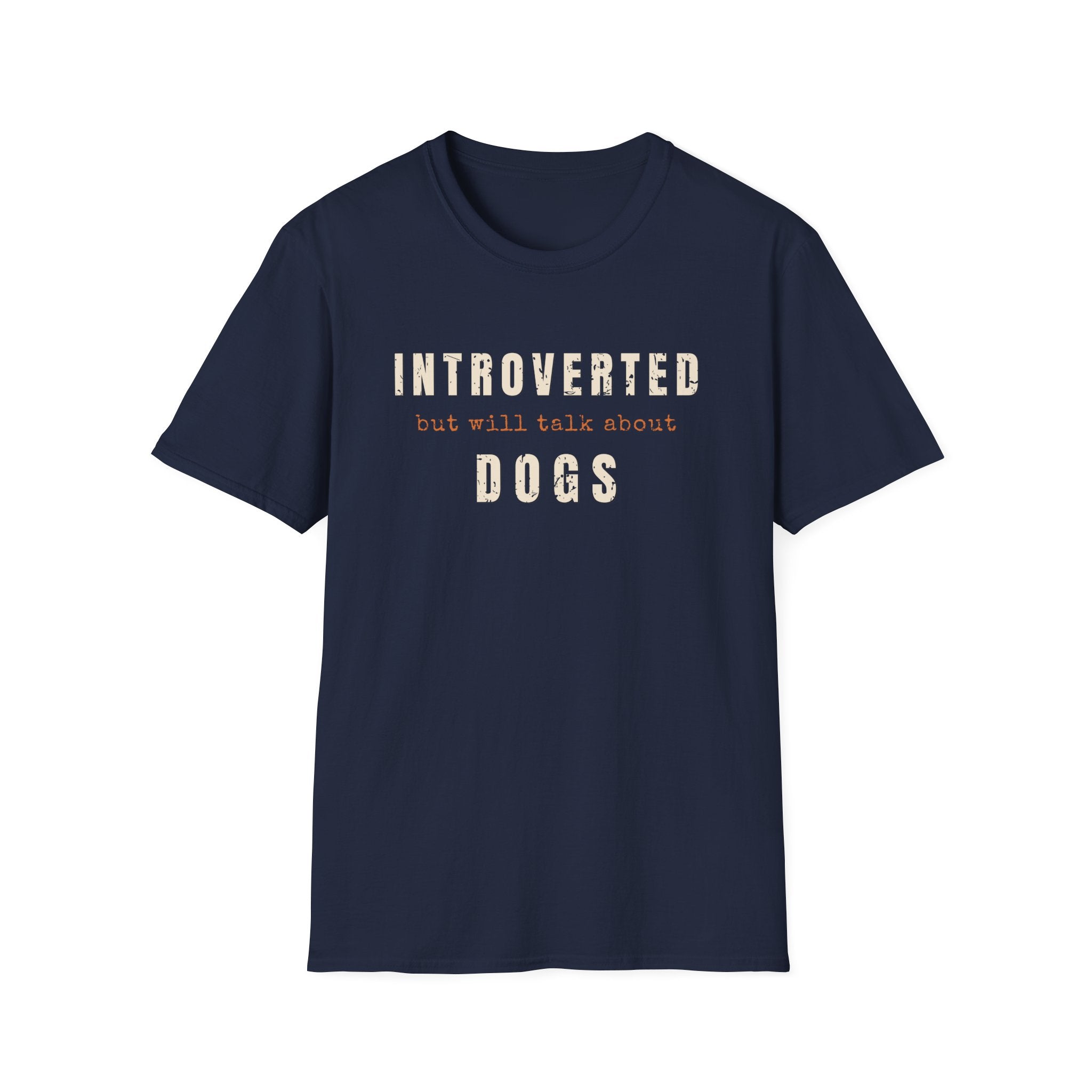 Introverted Typography Dog T-Shirt