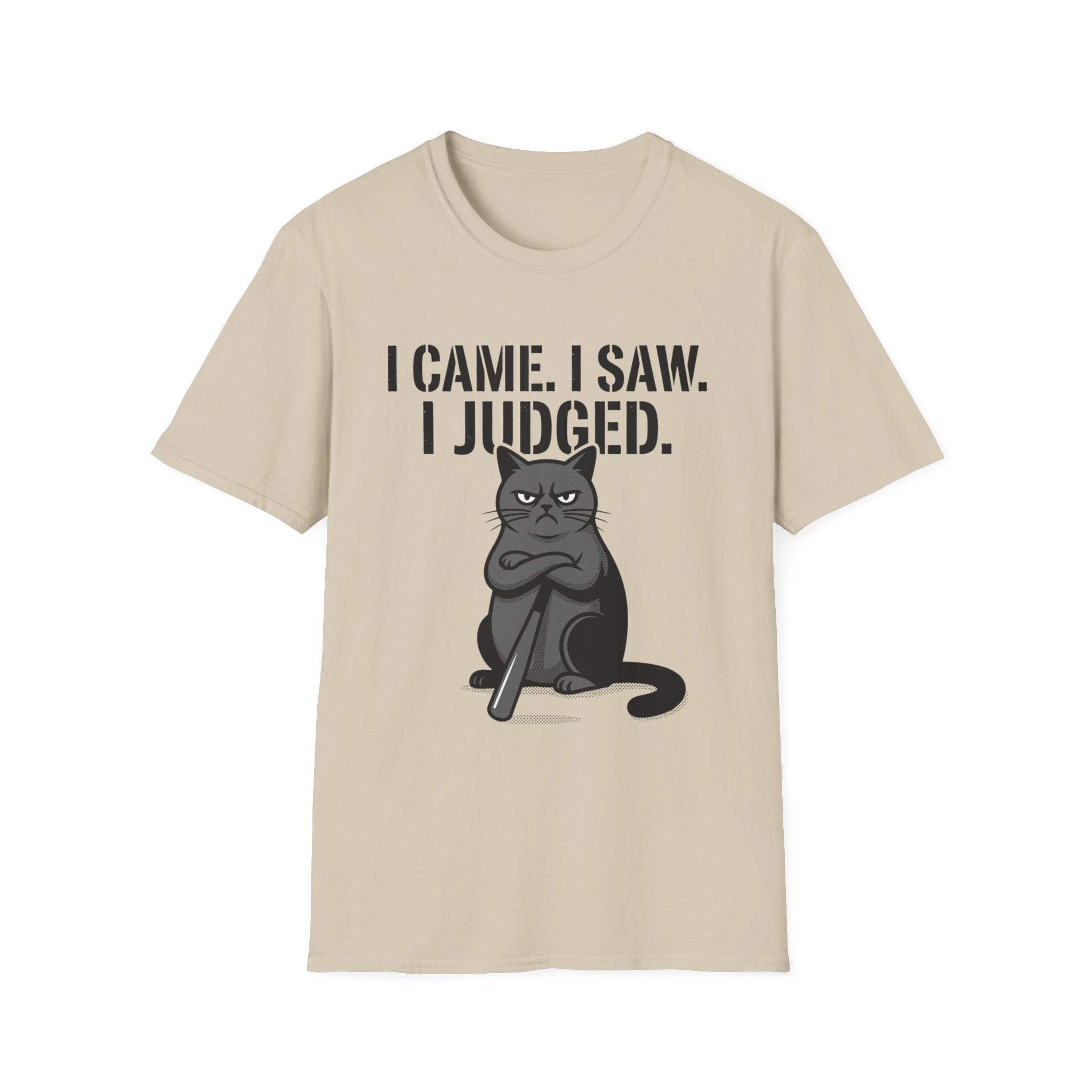 I Came I Saw I Judged Cat T-Shirt