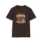 Coffee Kiss Sheltie Shetland Sheepdog Dog T-Shirt