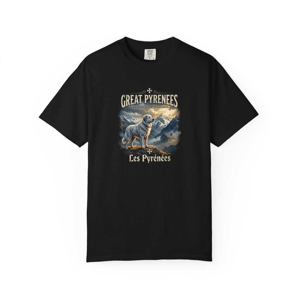 Great Pyrenees T-Shirt – Les Pyrénées Mountain Dog Graphic Tee