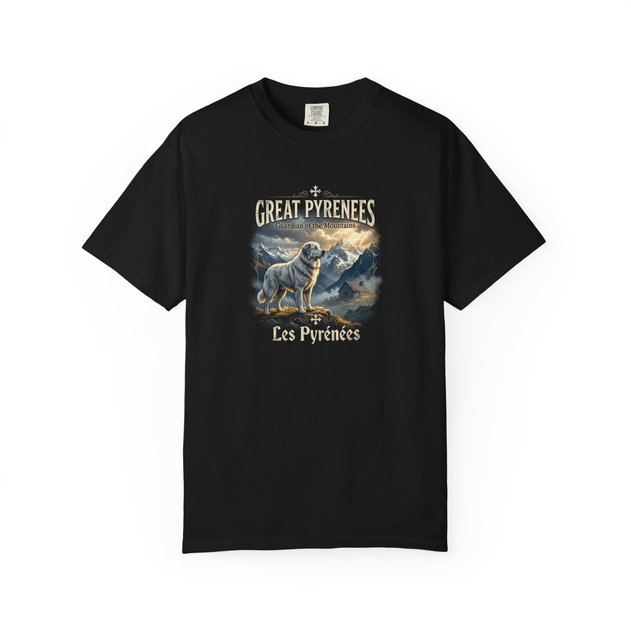 Great Pyrenees T-Shirt – Les Pyrénées Mountain Dog Graphic Tee