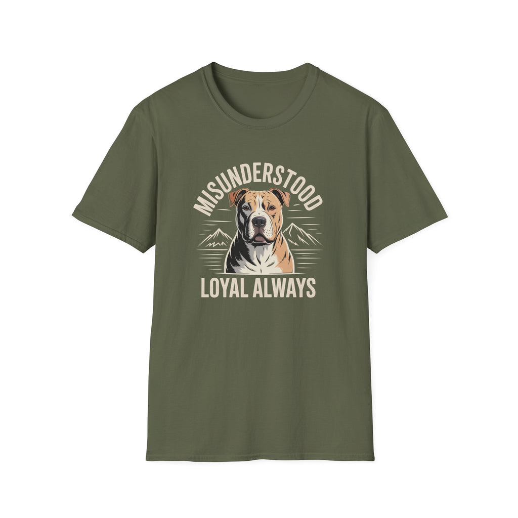 Misunderstood Pitbull Dog T-Shirt