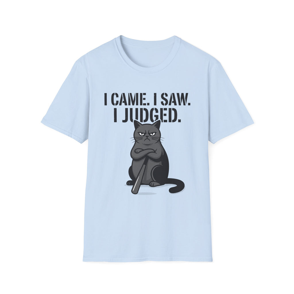 I Came I Saw I Judged Cat T-Shirt