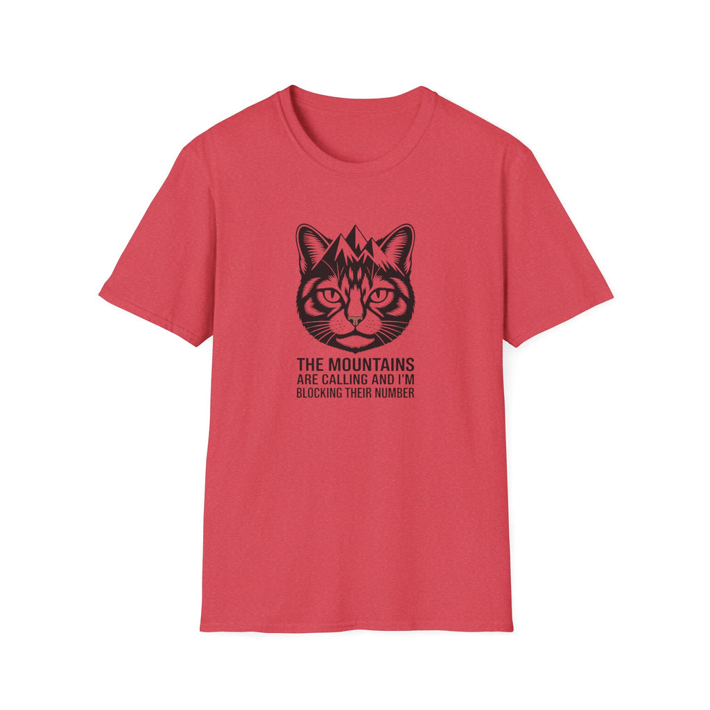 Mountains Are Calling Cat T-Shirt