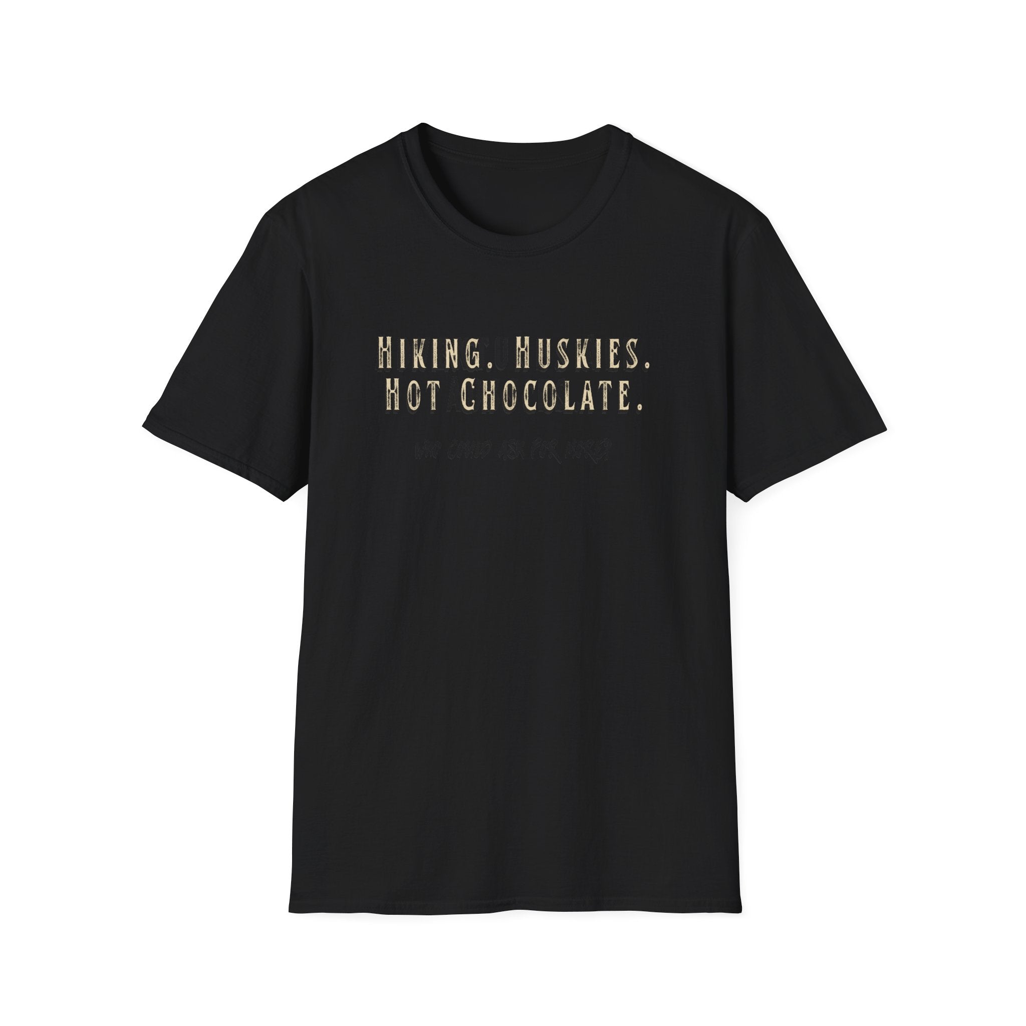 Hiking Huskies Dog T-Shirt