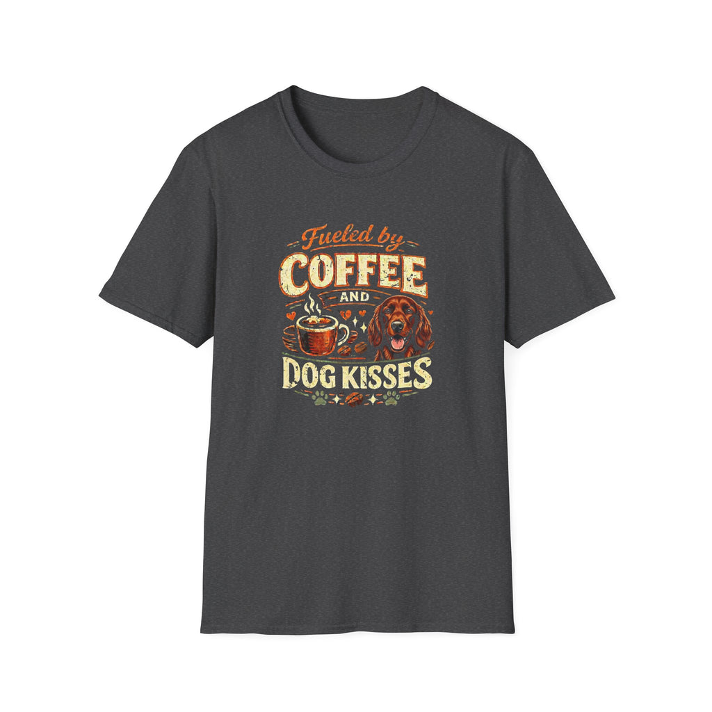 Coffee Kiss Irish Setter Dog T-Shirt