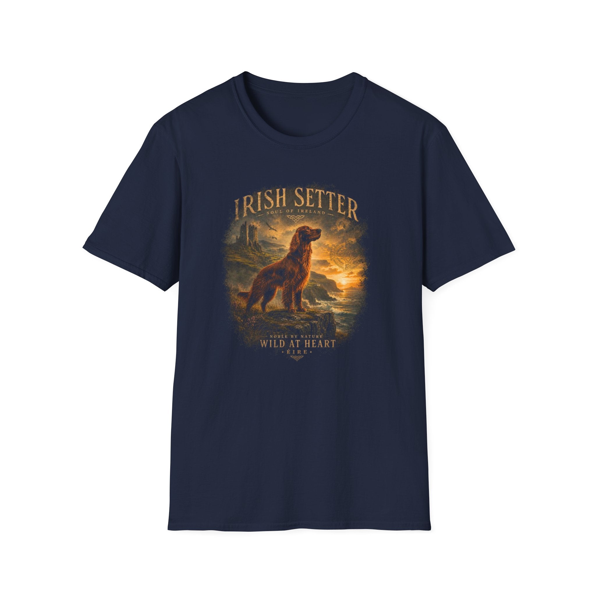 Wild At Heart Irish Setter Dog T-Shirt
