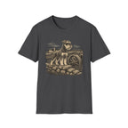Schnauzer on a Stone Wall Dog T-Shirt