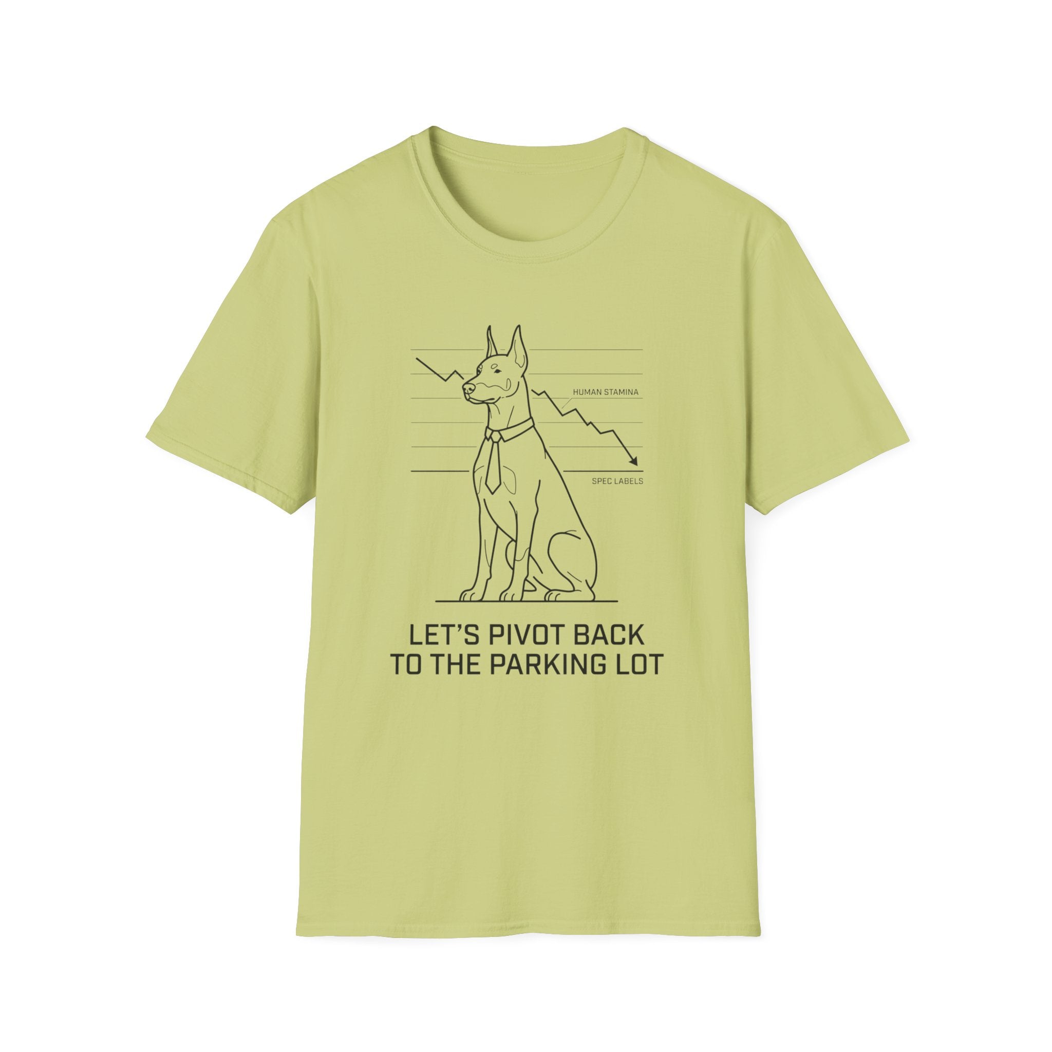 Let's Pivot Back Dog T-Shirt