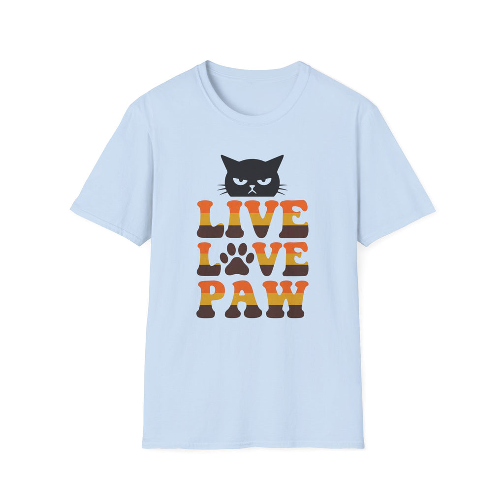 Live Love Paw Cat T-Shirt