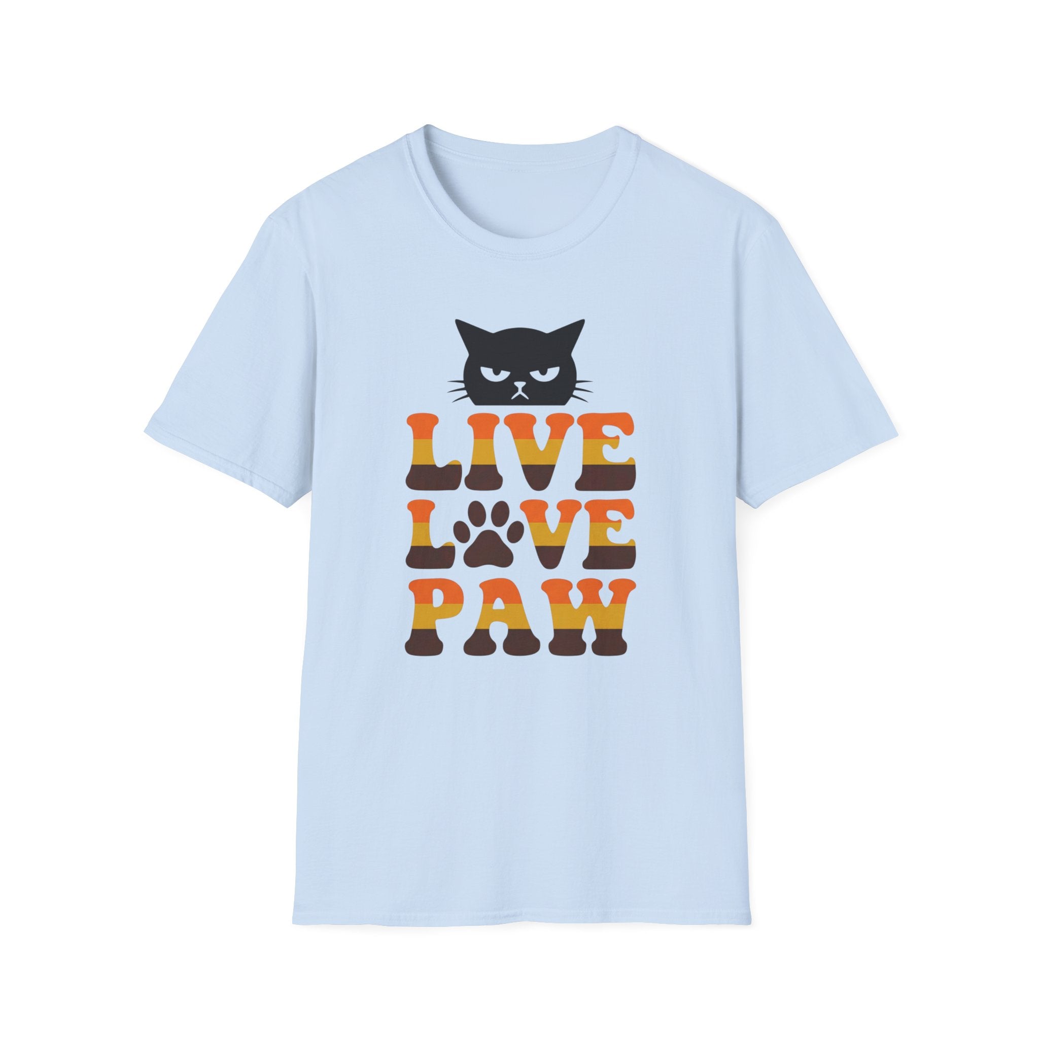 Live Love Paw Cat T-Shirt